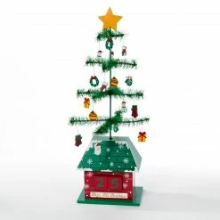Kurt Adler 17” Green And Red Christmas Tree With Ornaments Days Till Christmas Calendar