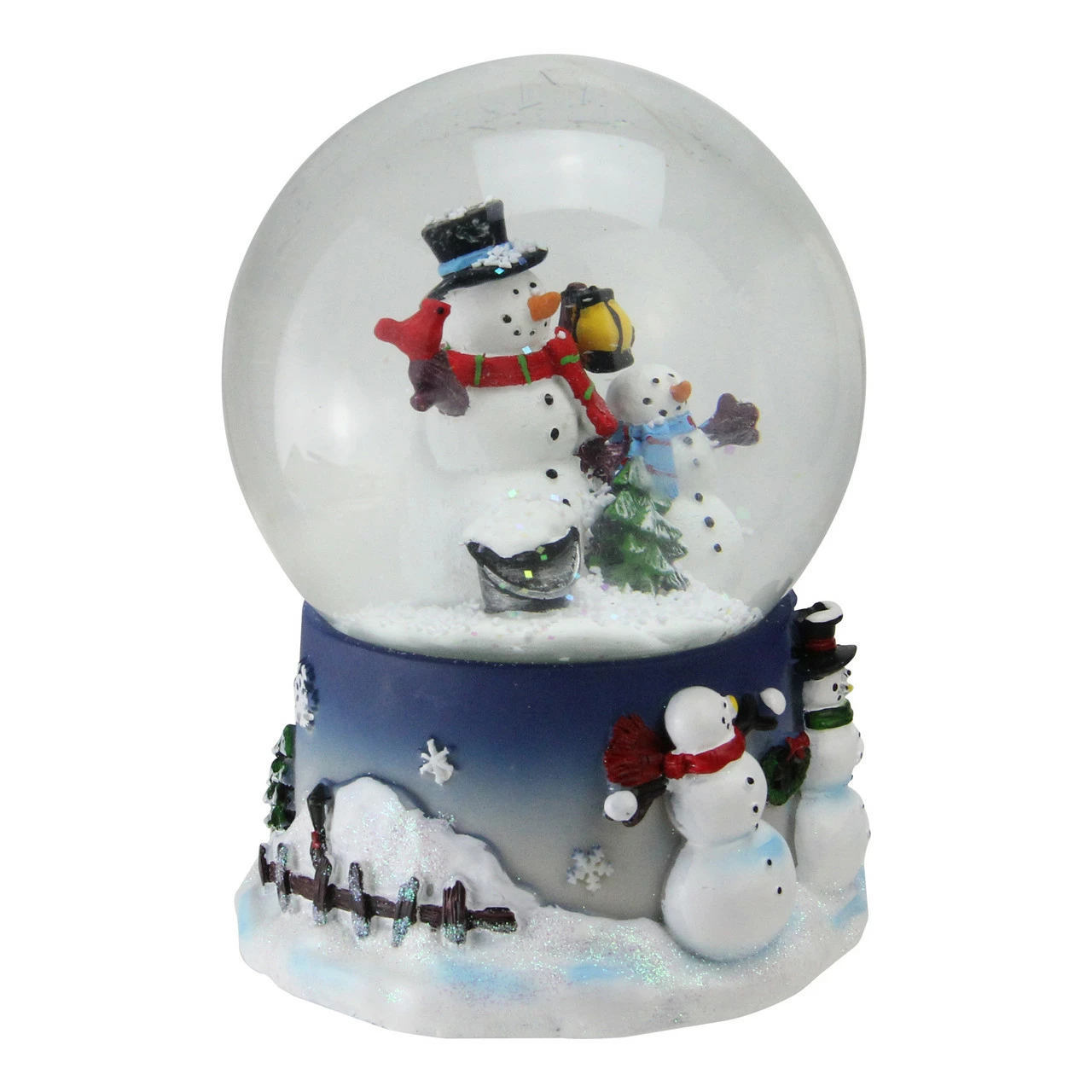 Northlight 7" Snow Family Musical Christmas Snow Globe - Image 2