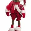 Allstate 17" Brown Bear With Knit Suit Christmas Tabletop Figurine