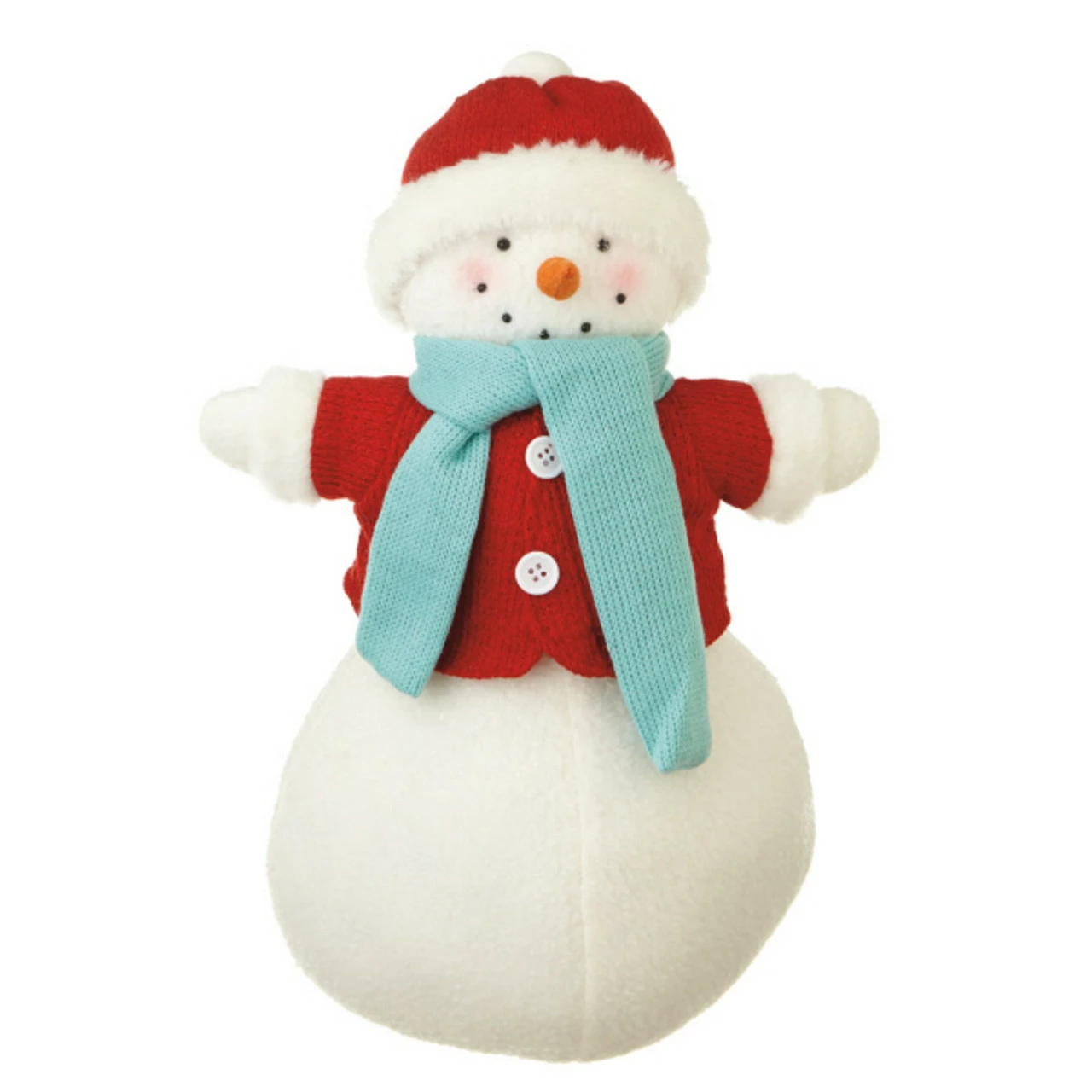 Midwest 17" Red And White Lady Snowman Christmas Figurine