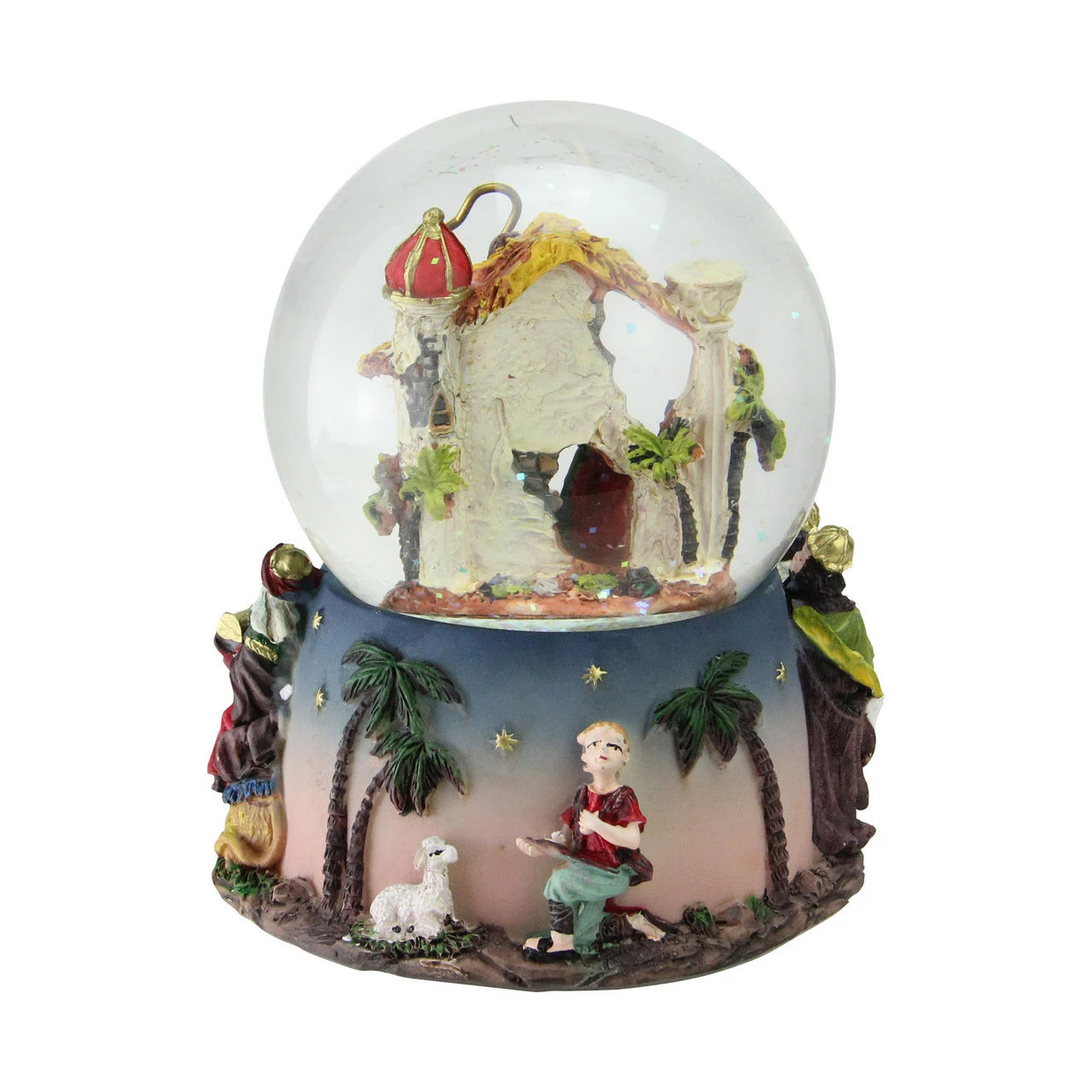 Northlight 5.75" Nativity Manger Scene Religious Christmas Musical Snow Globe 4 Northlight 5.75" Nativity Manger Scene Religious Christmas Musical Snow Globe - Image 4