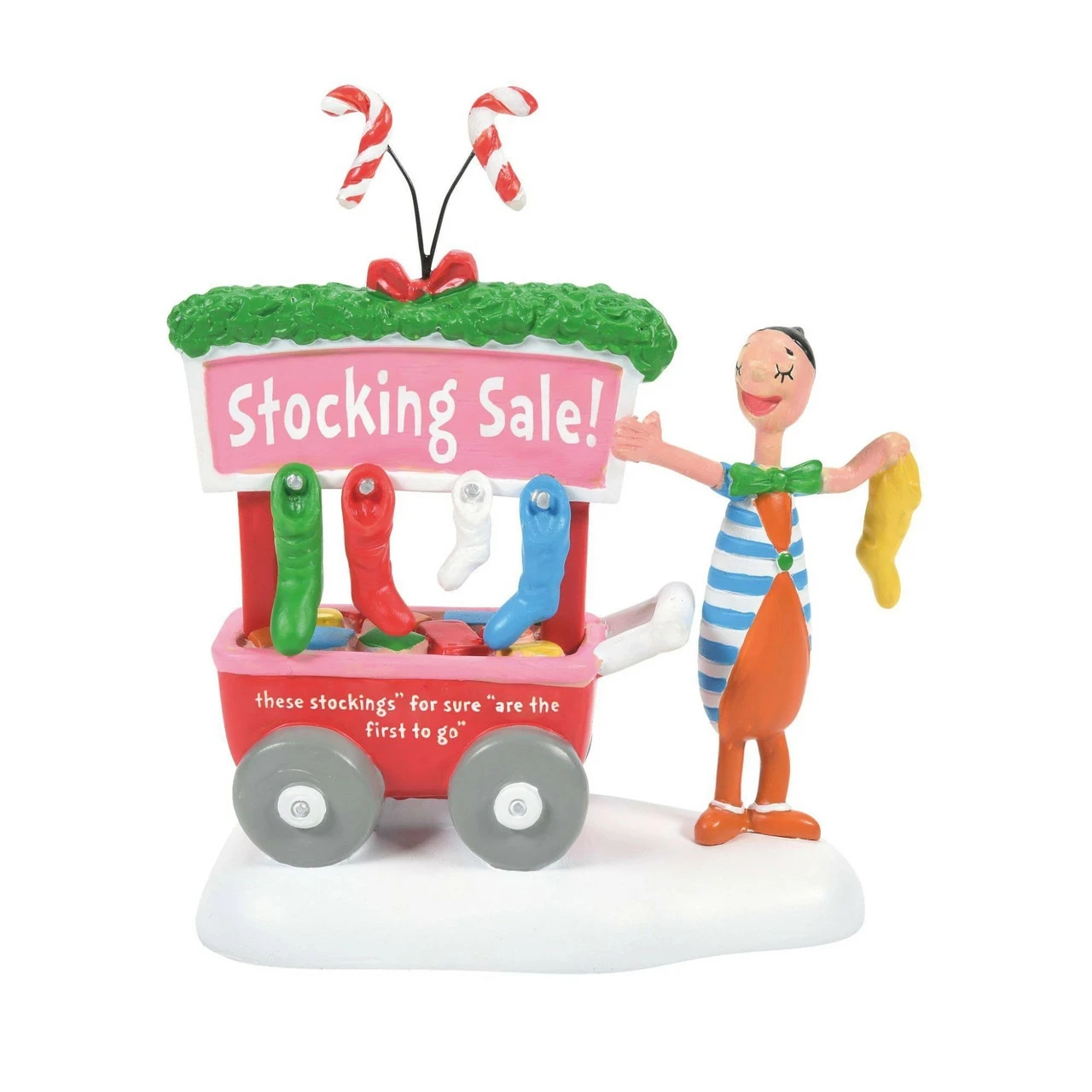 Department 56 Dept 56 The Grinch Village A Who's Who Christmas Stocking Figure