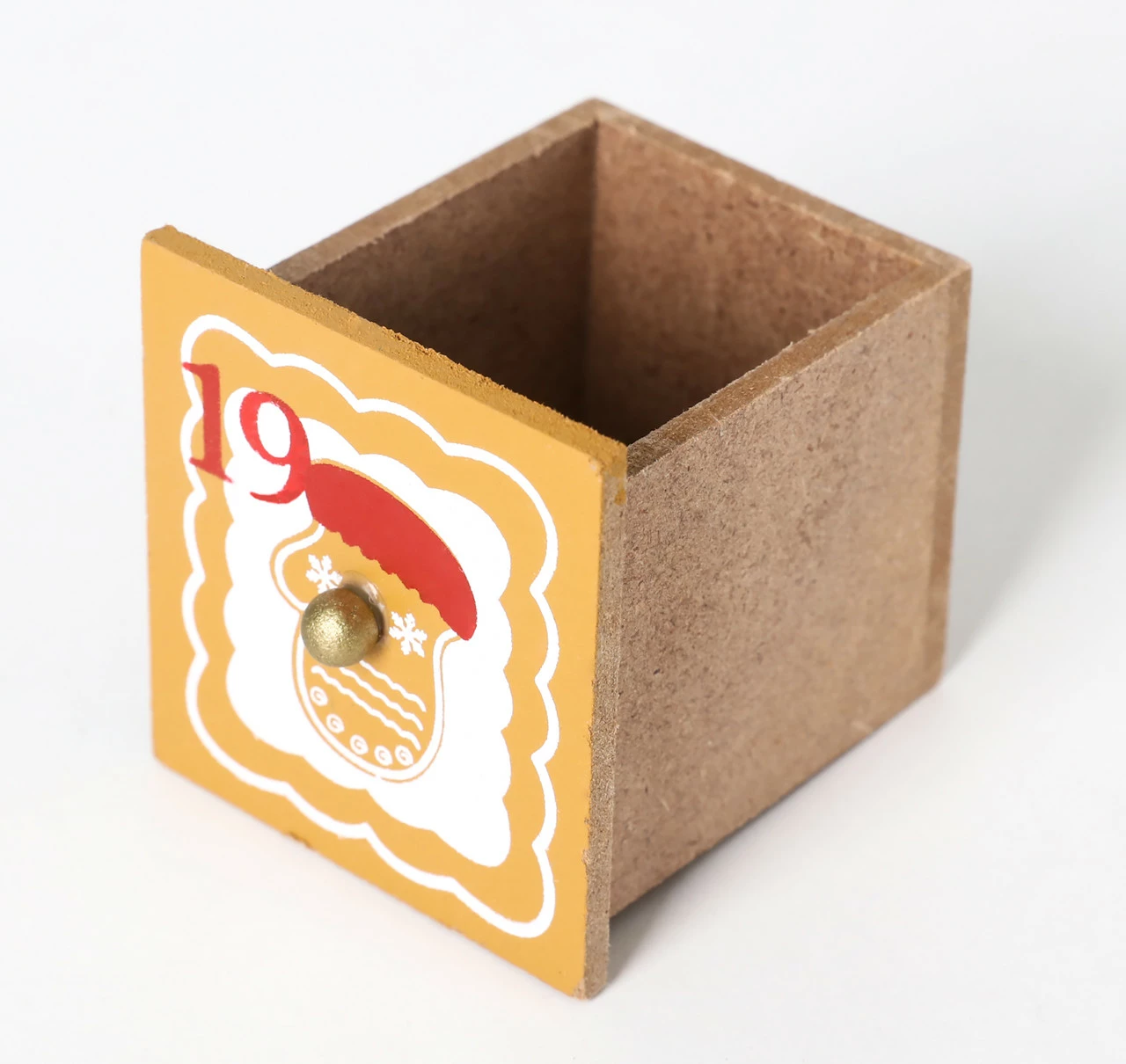 BRUBAKER Reusable Wooden Advent Calendar To Fill - Gingerbread House With LED Lighting - DIY Christmas Calendar 10.31 X 17.72 X 2.17 Inches - Image 5