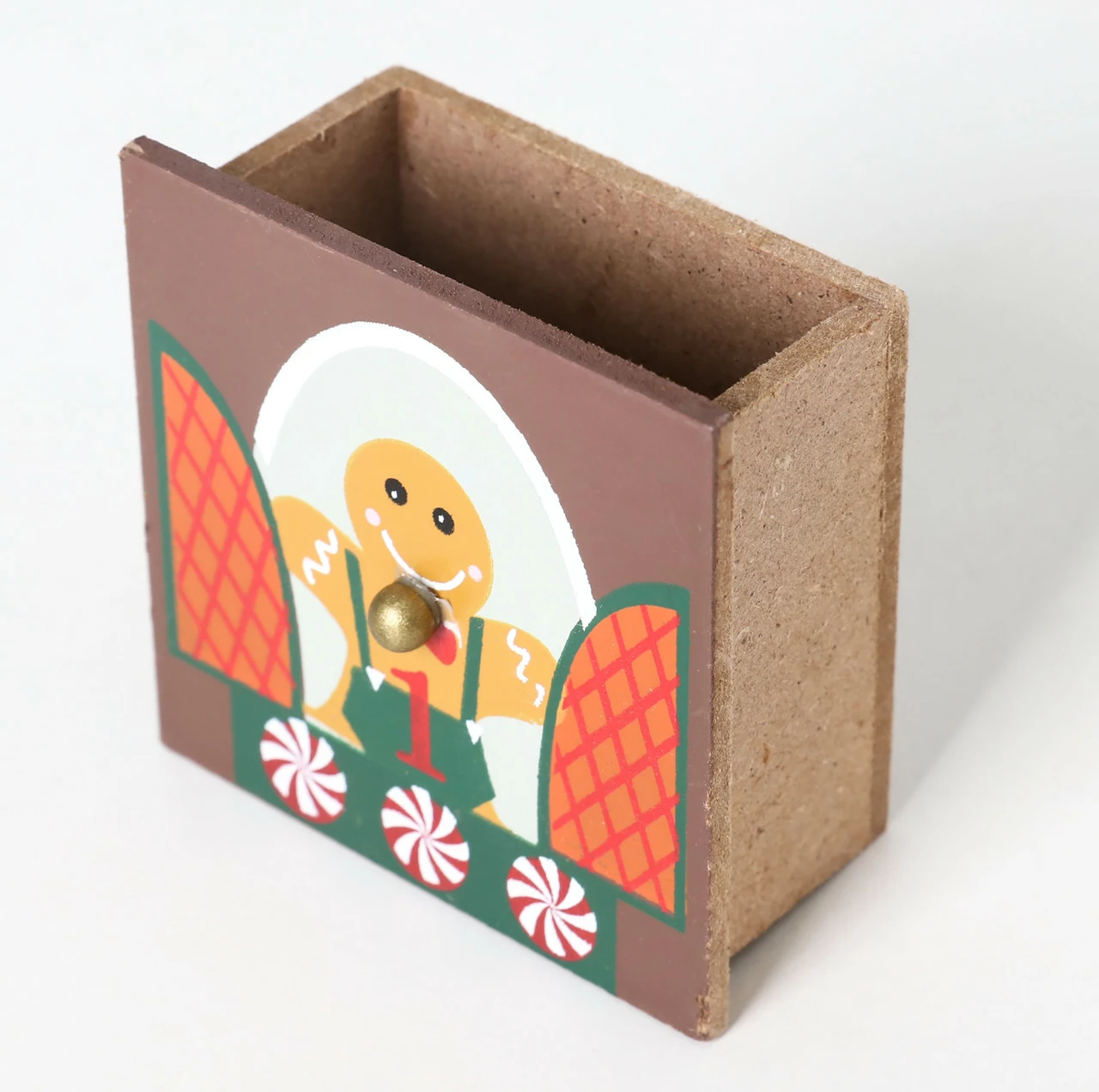 BRUBAKER Reusable Wooden Advent Calendar To Fill - Gingerbread House With LED Lighting - DIY Christmas Calendar 10.31 X 17.72 X 2.17 Inches - Image 6