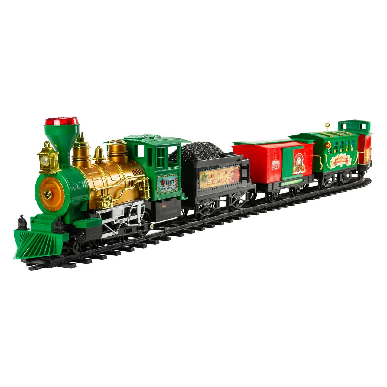 Northlight 21-Piece Battery Operated Lighted & Animated Christmas Express Train Set With Sound - Image 2