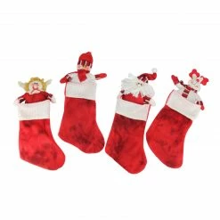 CMI Pack Of 10 Red Christmas Stocking And Gift Bag Set 14.5" 6 CMI Pack Of 10 Red Christmas Stocking And Gift Bag Set 14.5" -Northlight Shop cmi 22101 1201 32957.1588350476