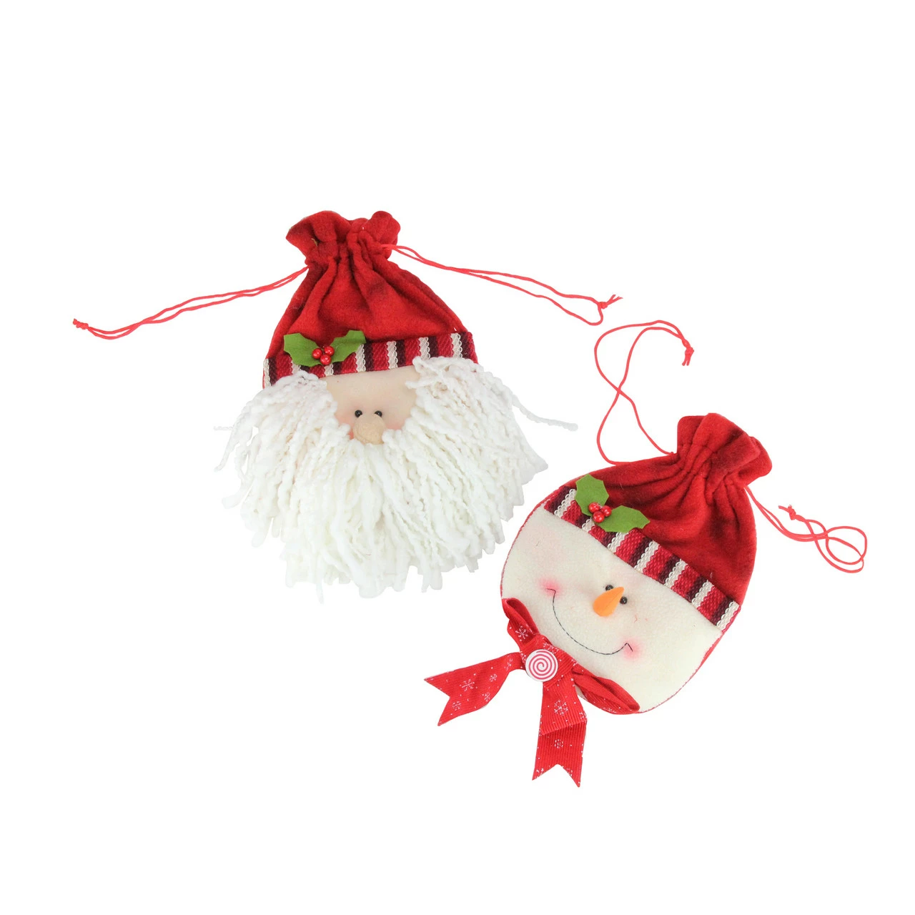 CMI Pack Of 10 Red Christmas Stocking And Gift Bag Set 14.5" 4 CMI Pack Of 10 Red Christmas Stocking And Gift Bag Set 14.5" - Image 4