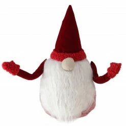 Northlight 11.5" Red And White Shapely Sammy Christmas Santa Gnome Figure
