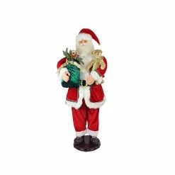 Northlight 5' Deluxe Traditional Animated And Musical Dancing Santa Claus Christmas Figure