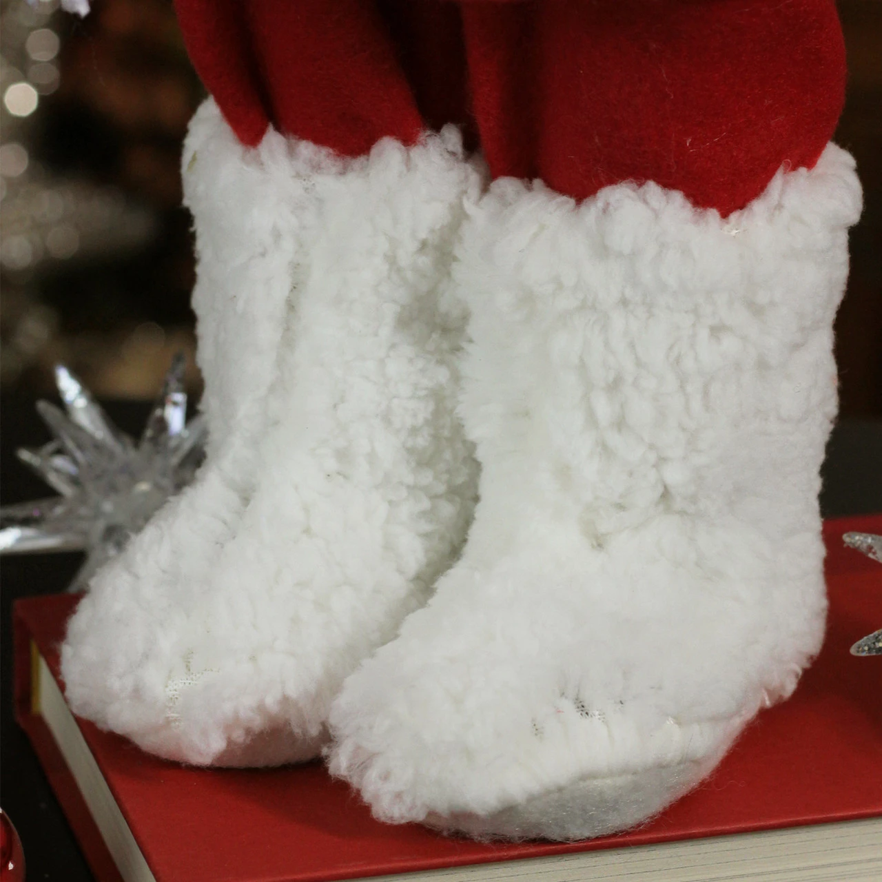 Northlight 20" White And Red Winter Boy Bear In Deer Sweater Christmas Decoration - Image 3