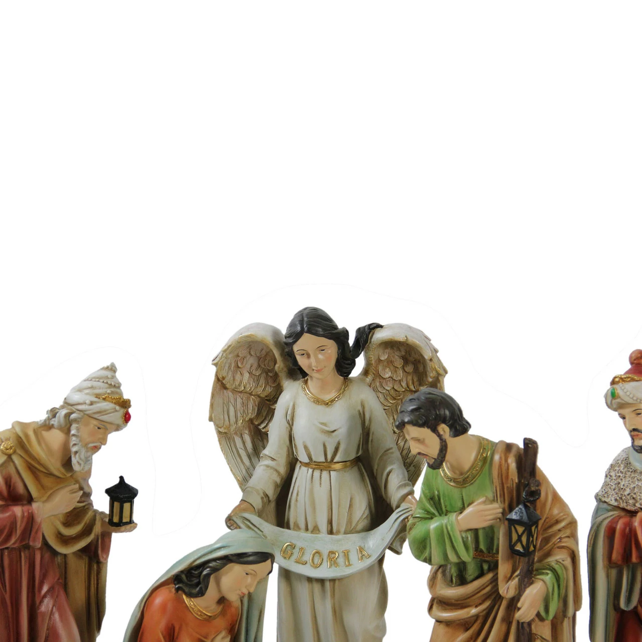 Northlight 11pc Vibrantly Colored Traditional Religious Christmas Nativity Figurine Set 15.5" - Image 2