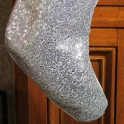 Northlight 18" Silver Sequins With A White Faux Fur Trim Christmas Stocking 7 Northlight 18" Silver Sequins With A White Faux Fur Trim Christmas Stocking -Northlight Shop inow3jvd4ira5kzv1aynau1x8bmfgit0 32775.1665610748