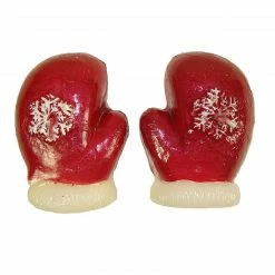 CC Christmas Decor Club Pack Of 192 Red Mitten Floating Christmas Candles 3.25"