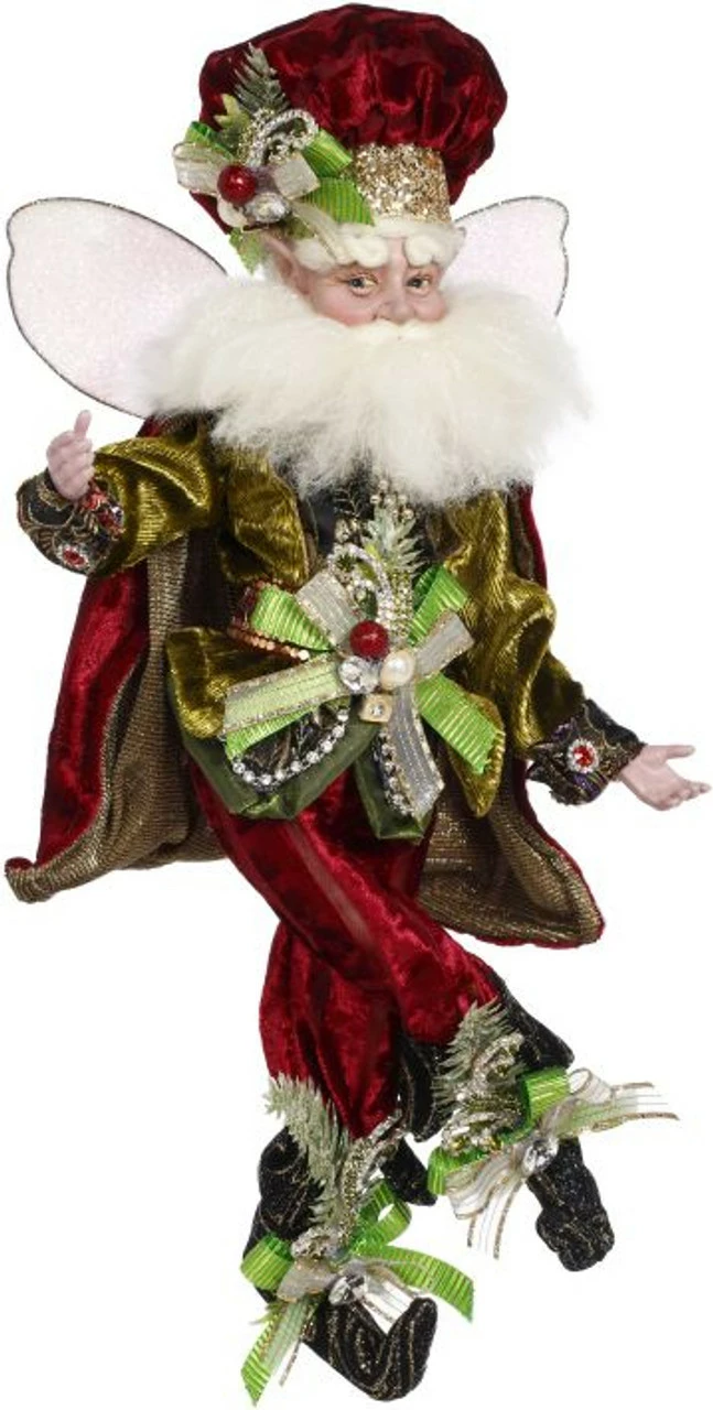 Mark Roberts Red And Gold Luxe Lodge Christmas Fairy - Medium 16"