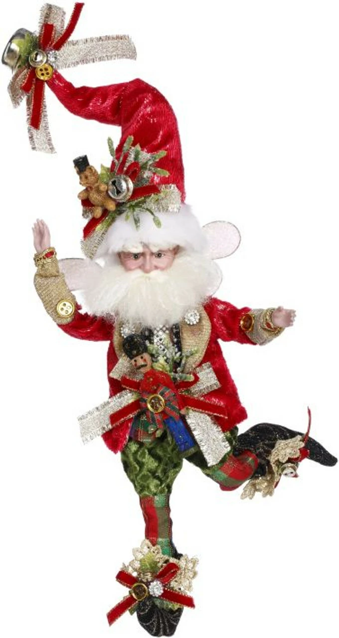 Mark Roberts Red And White Santa Claus Collectible Christmas Fairy - Small 10"