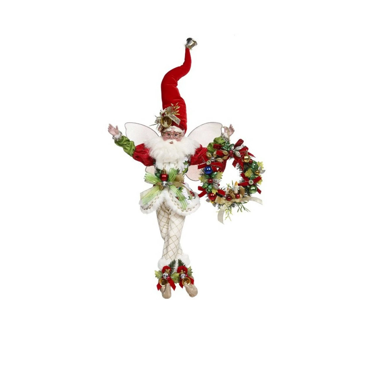 Mark Roberts Christmas Wreath Fairy, Medium 15" #51-24022