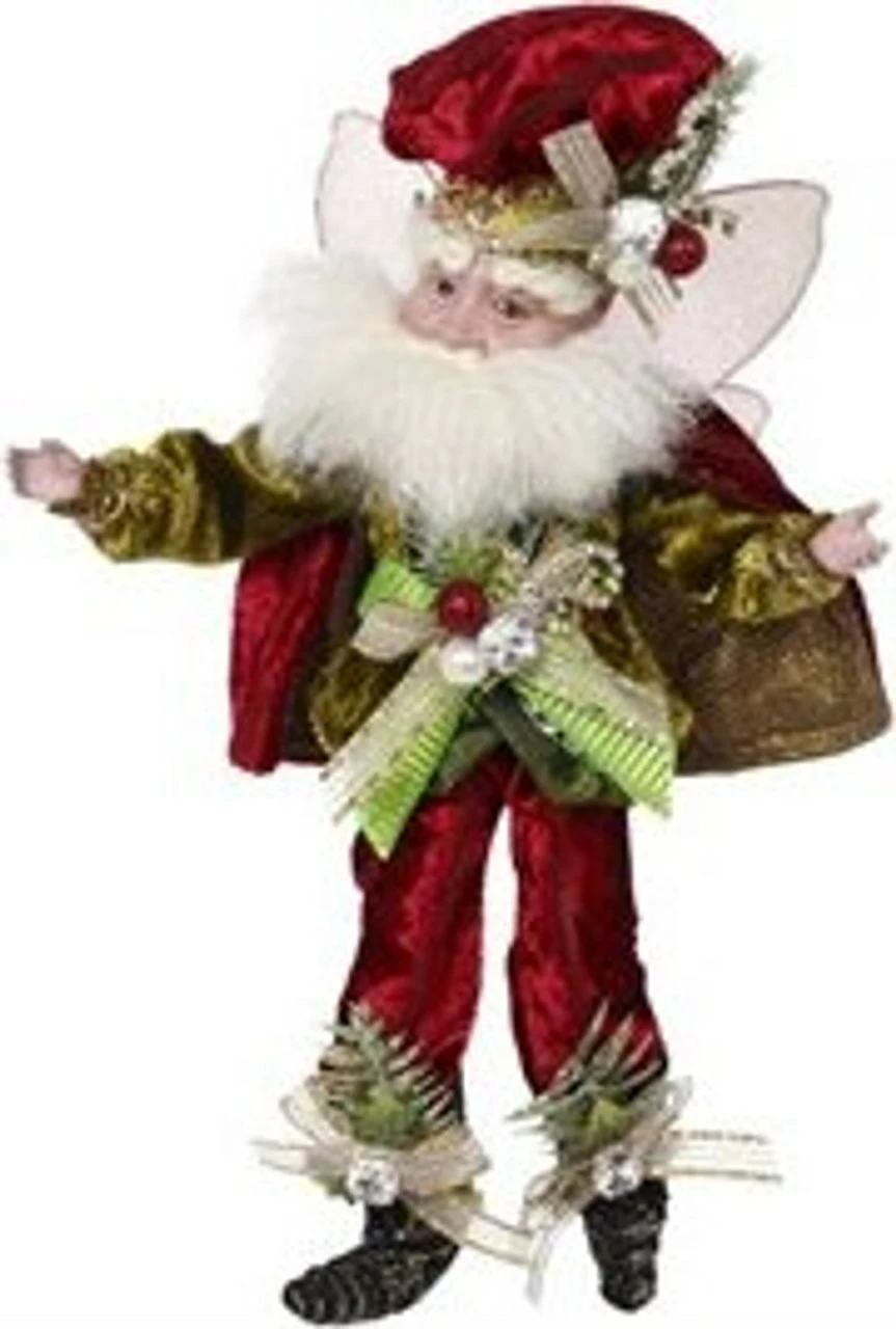 Mark Roberts 10" White And Red Luxe Lodge Christmas Fairy Figure - Image 2