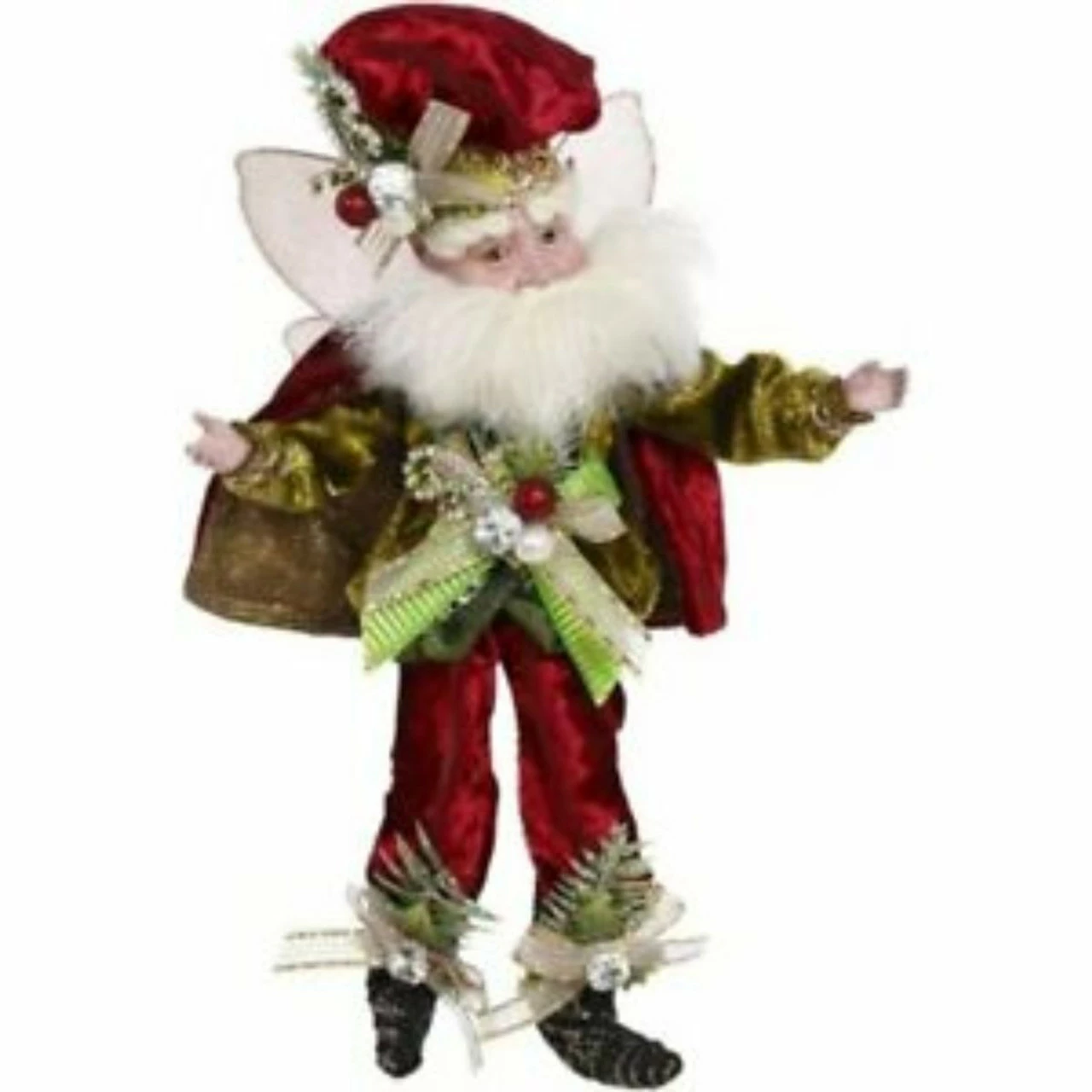Mark Roberts Red And Gold Luxe Lodge Christmas Fairy - Medium 16" - Image 3