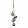 Midwest 27.5" Silver And Ivory Jingle Bells Christmas Door Swag