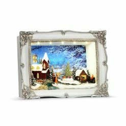 Mr. Christmas LED Lighted Musical And Animated Church Scene Shadow Box