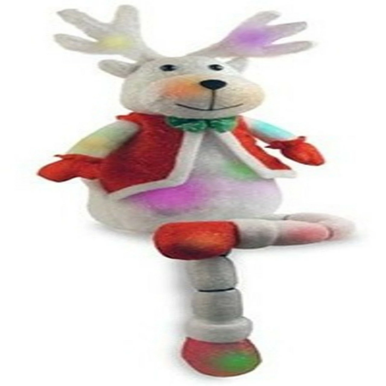 National Tree 34" Battery Operated LED Lighted Color Changing Reindeer Christmas Decor - Image 2