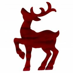 Northlight 8" Glossy Red Standing Reindeer Christmas Decoration
