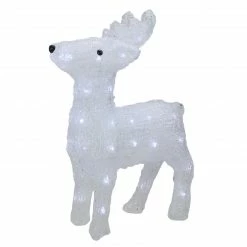 Northlight 15" Lighted Commercial Grade Acrylic Baby Reindeer Christmas Display Decoration