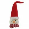 Northlight 14" LED Lighted Santa Snowman Head Christmas Table Top Decoration