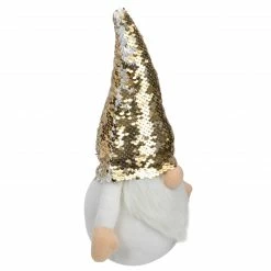 Northlight 12" Gnome With Gold And White Flip Sequin Hat Christmas Decoration 9 Northlight 12" Gnome With Gold And White Flip Sequin Hat Christmas Decoration -Northlight Shop northlight am87037 3 29348.1665433002