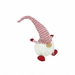 Alternative view of Northlight 25" Red And White Cheerful Charlie Sitting Santa Gnome Christmas Tabletop Figurine