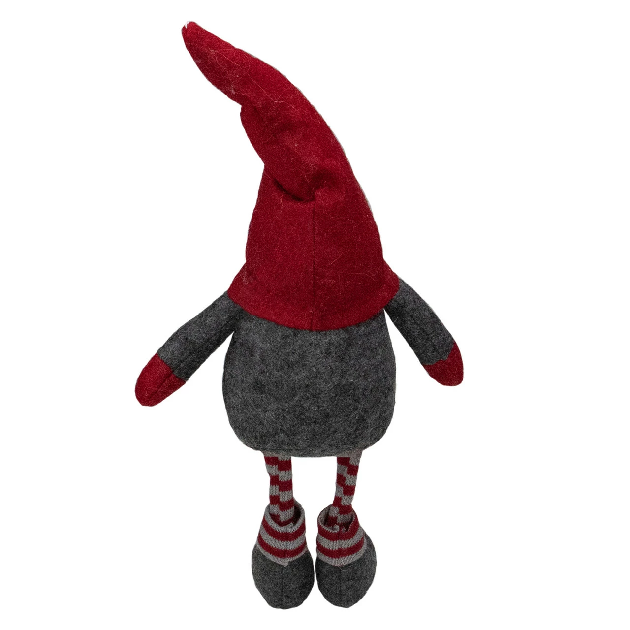 Northlight 22" Red And Gray Sitting Christmas Gnome Decoration 5 Northlight 22" Red And Gray Sitting Christmas Gnome Decoration - Image 5