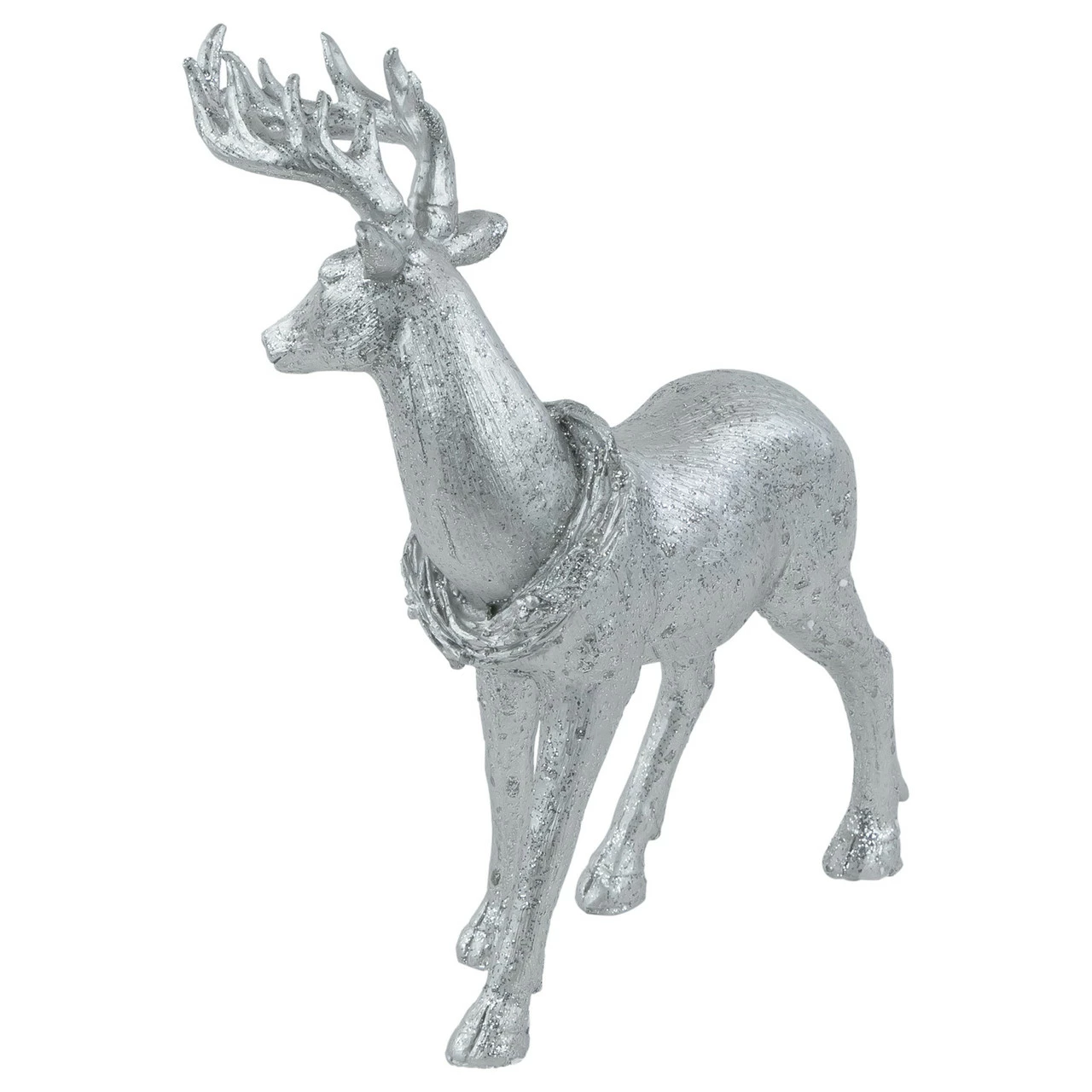 Northlight 11.5" Elegant Silver Christmas Table Top Reindeer Figure - Image 4