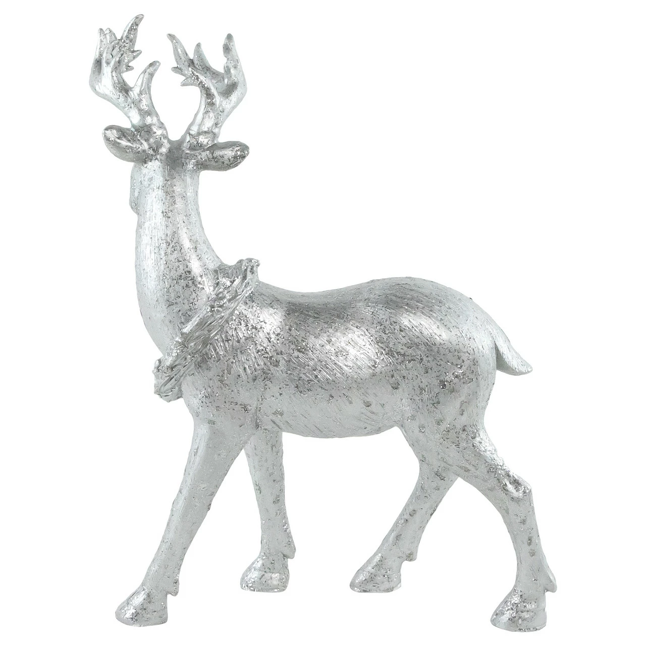 Northlight 11.5" Elegant Silver Christmas Table Top Reindeer Figure - Image 6