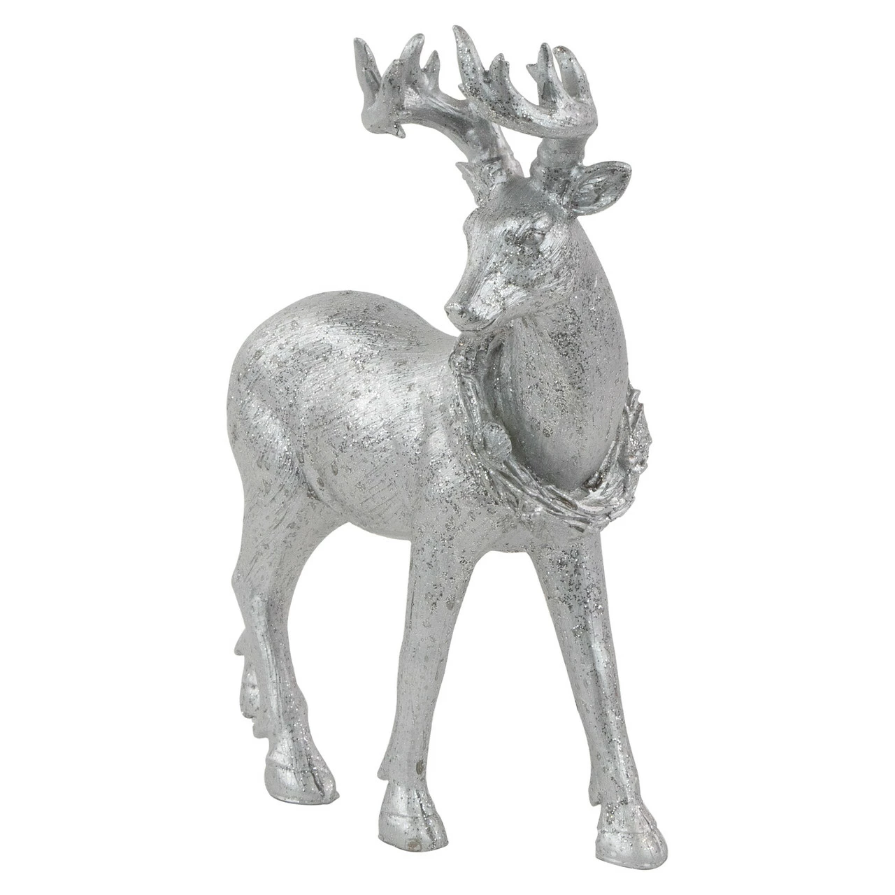Northlight 11.5" Elegant Silver Christmas Table Top Reindeer Figure - Image 2