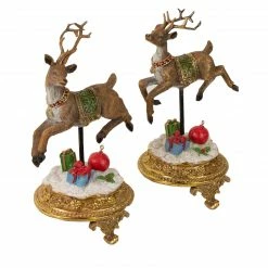 Northlight Set Of 2 Glittered Reindeer Christmas Stocking Holders 9.5" 6 Northlight Set Of 2 Glittered Reindeer Christmas Stocking Holders 9.5" -Northlight Shop northlight dw15132 2 updated 71078.1665610737