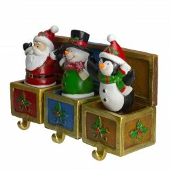 Northlight Set Of 3 Santa, Snowman And Penguin Jack In The Box Christmas Stocking Holders 7 Northlight Set Of 3 Santa, Snowman And Penguin Jack In The Box Christmas Stocking Holders -Northlight Shop northlight dw27716 1 57885.1660762934