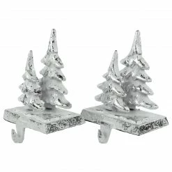 Northlight Set Of 2 Silver Christmas Tree Stocking Holders 5.75" 5 Northlight Set Of 2 Silver Christmas Tree Stocking Holders 5.75" -Northlight Shop northlight dw94237 2 42804.1663254262