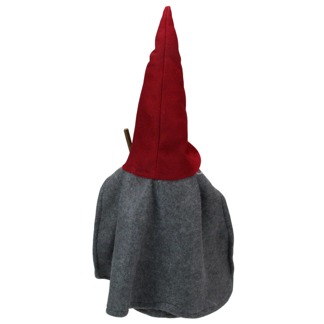 Northlight 18" Gray And Red Standing Big Nose Gnome Holding A Stick 3 Northlight 18" Gray And Red Standing Big Nose Gnome Holding A Stick - Image 3