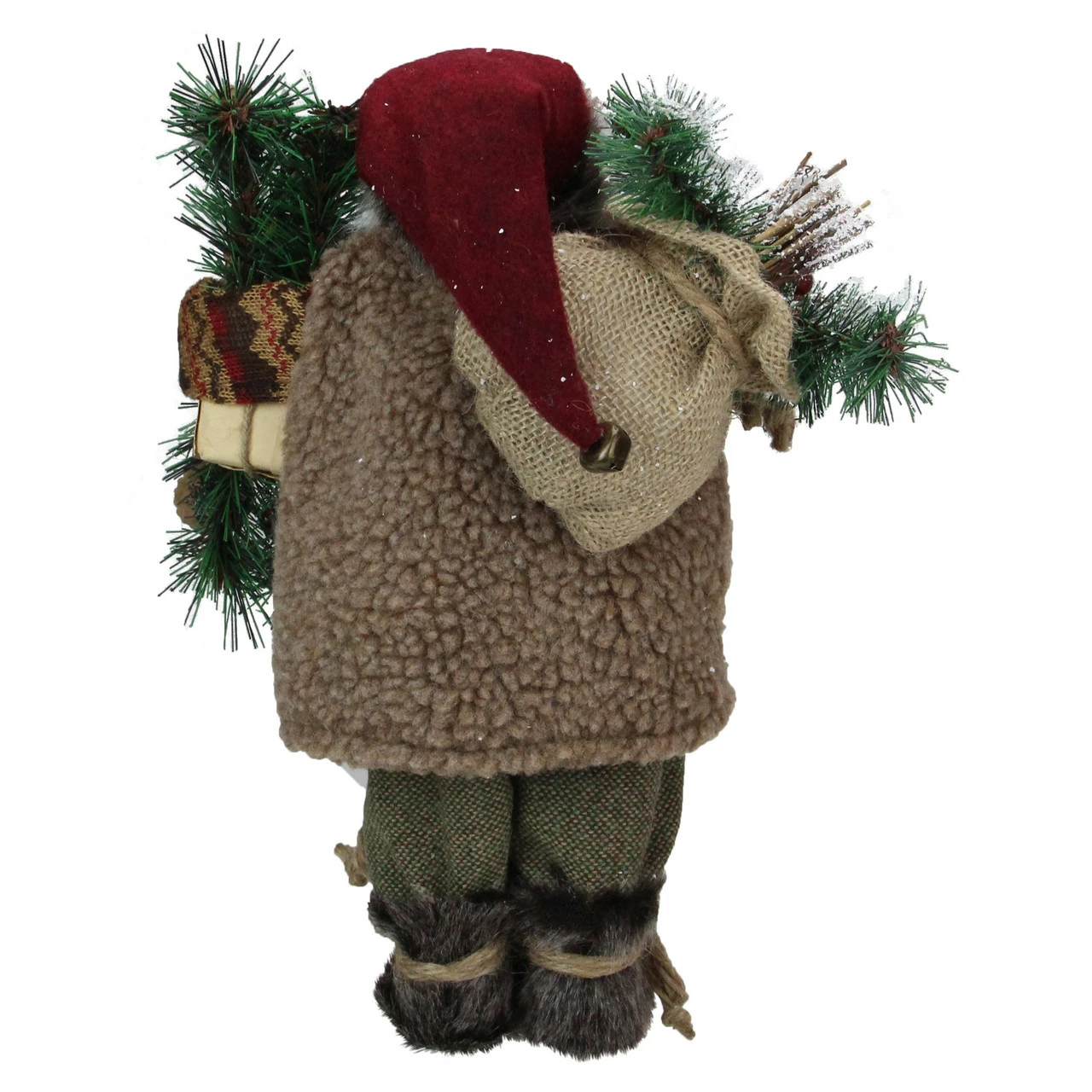 Northlight 12" Country Santa Claus With Gift Christmas Figure - Image 5