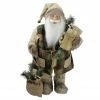 Northlight 24" Beige Santa Claus With Gifts Christmas Figure