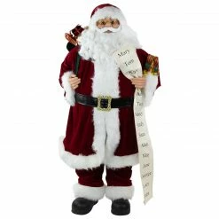 Northlight 36" Santa Claus With Naughty Or Nice List Christmas Figure
