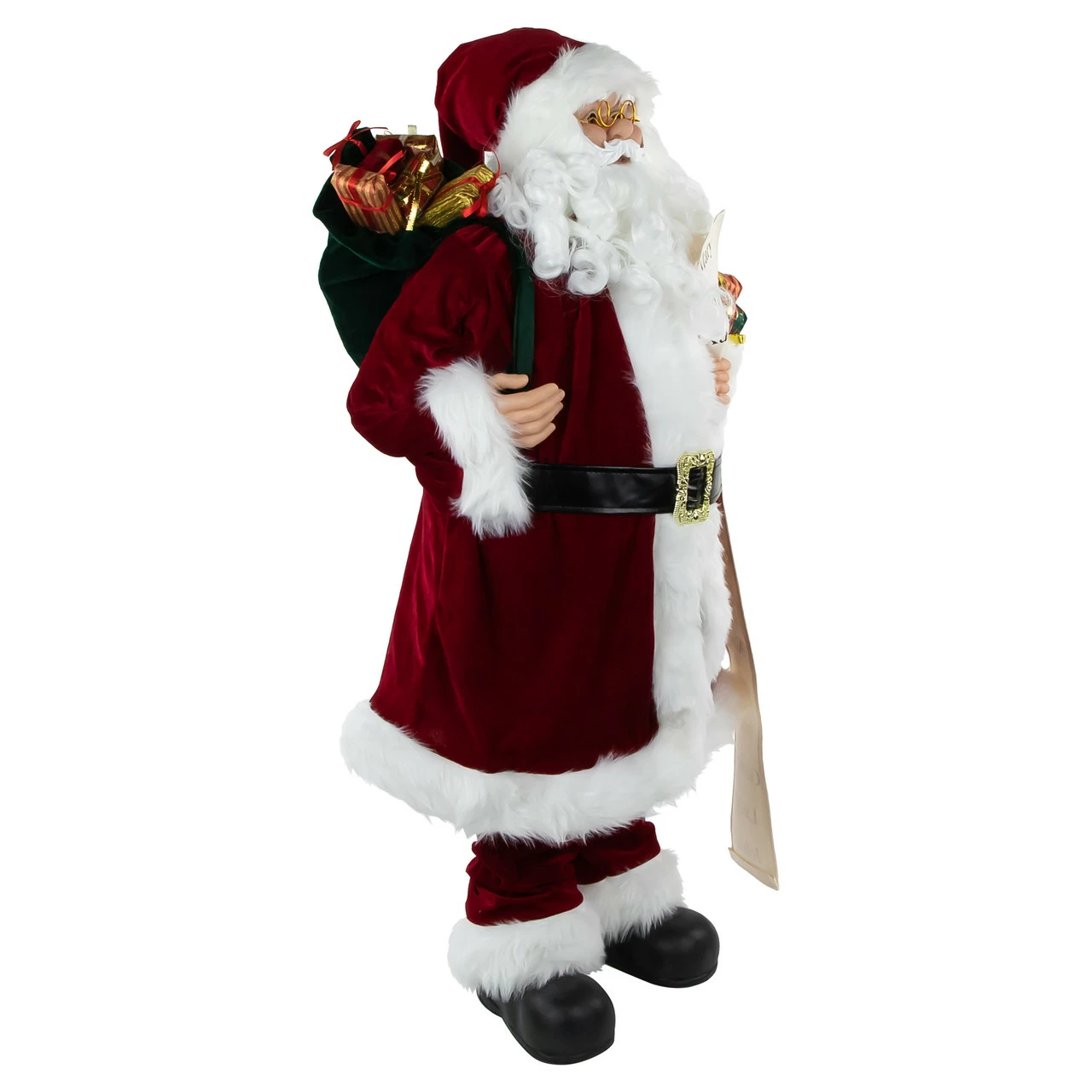 Northlight 36" Santa Claus With Naughty Or Nice List Christmas Figure - Image 2