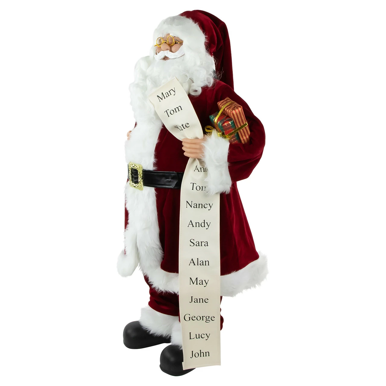 Northlight 36" Santa Claus With Naughty Or Nice List Christmas Figure - Image 3