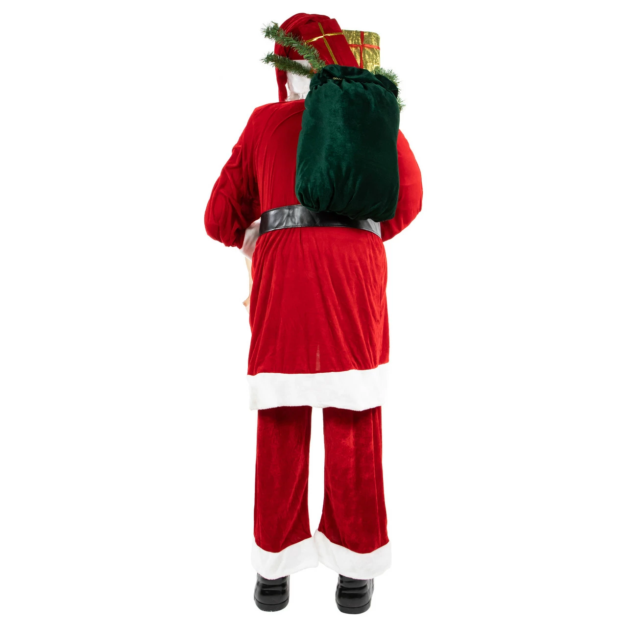 Northlight 72" Red And White Santa Claus With Naughty Or Nice List Christmas Figure - Image 4