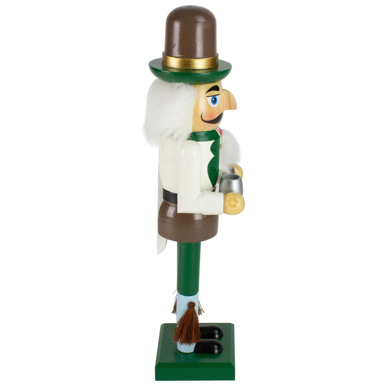Northlight 14" Green And Cream Wooden German Christmas Nutcracker - Image 4