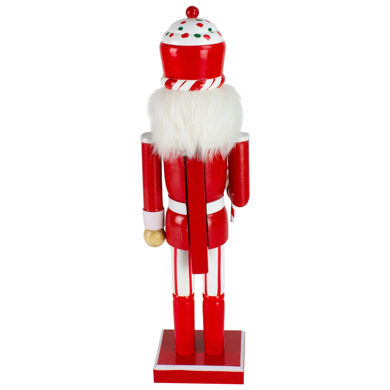 Northlight 14" Red And White Wooden Candy Cane King Christmas Nutcracker - Image 5