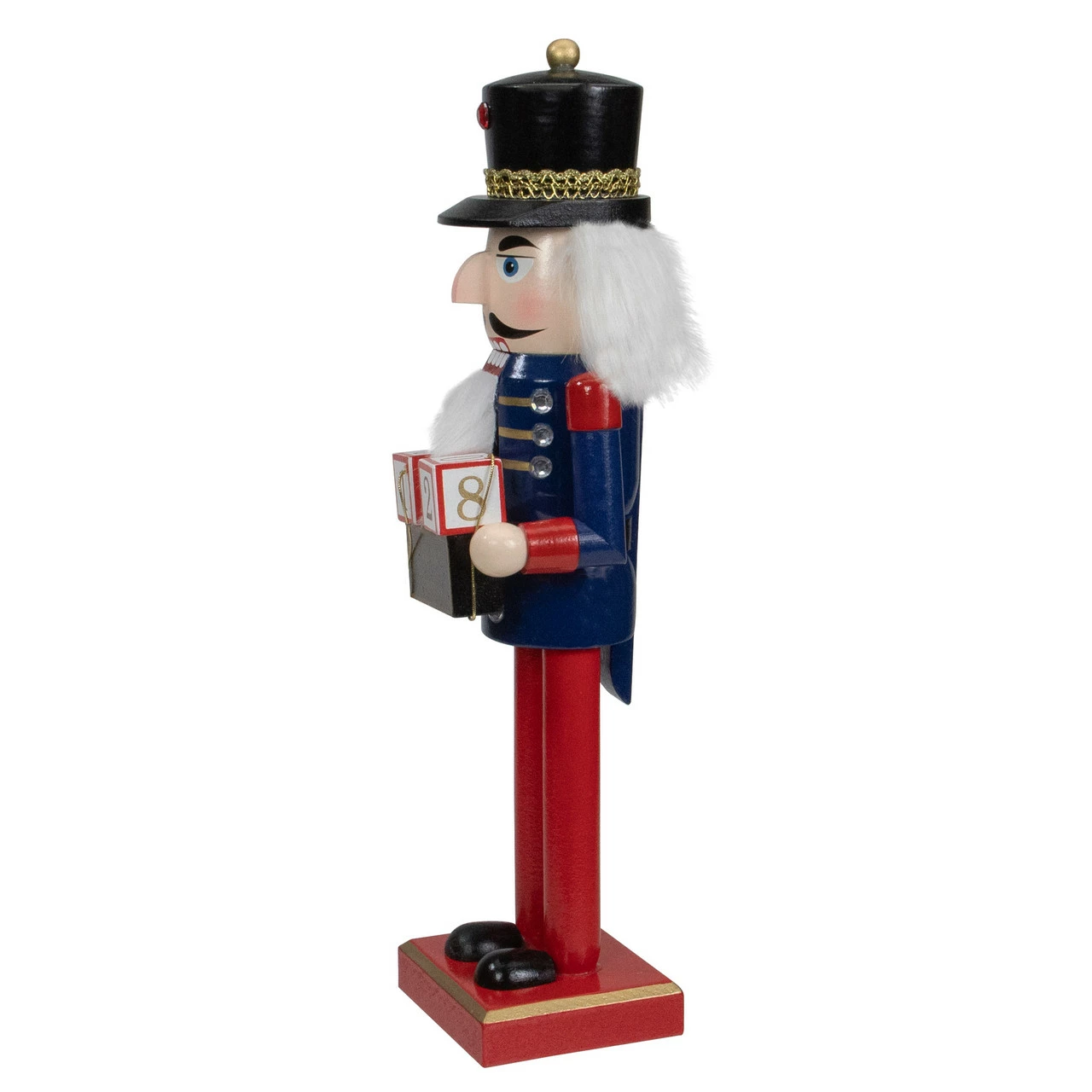 Northlight 14" Blue And Red 'Days Till Christmas' Countdown Nutcracker - Image 4