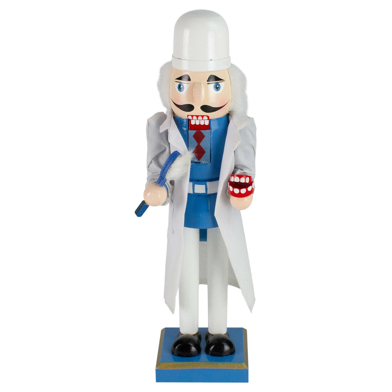 Nutcracker Factory 14" Wooden Christmas Nutcracker Dentist With Dentures
