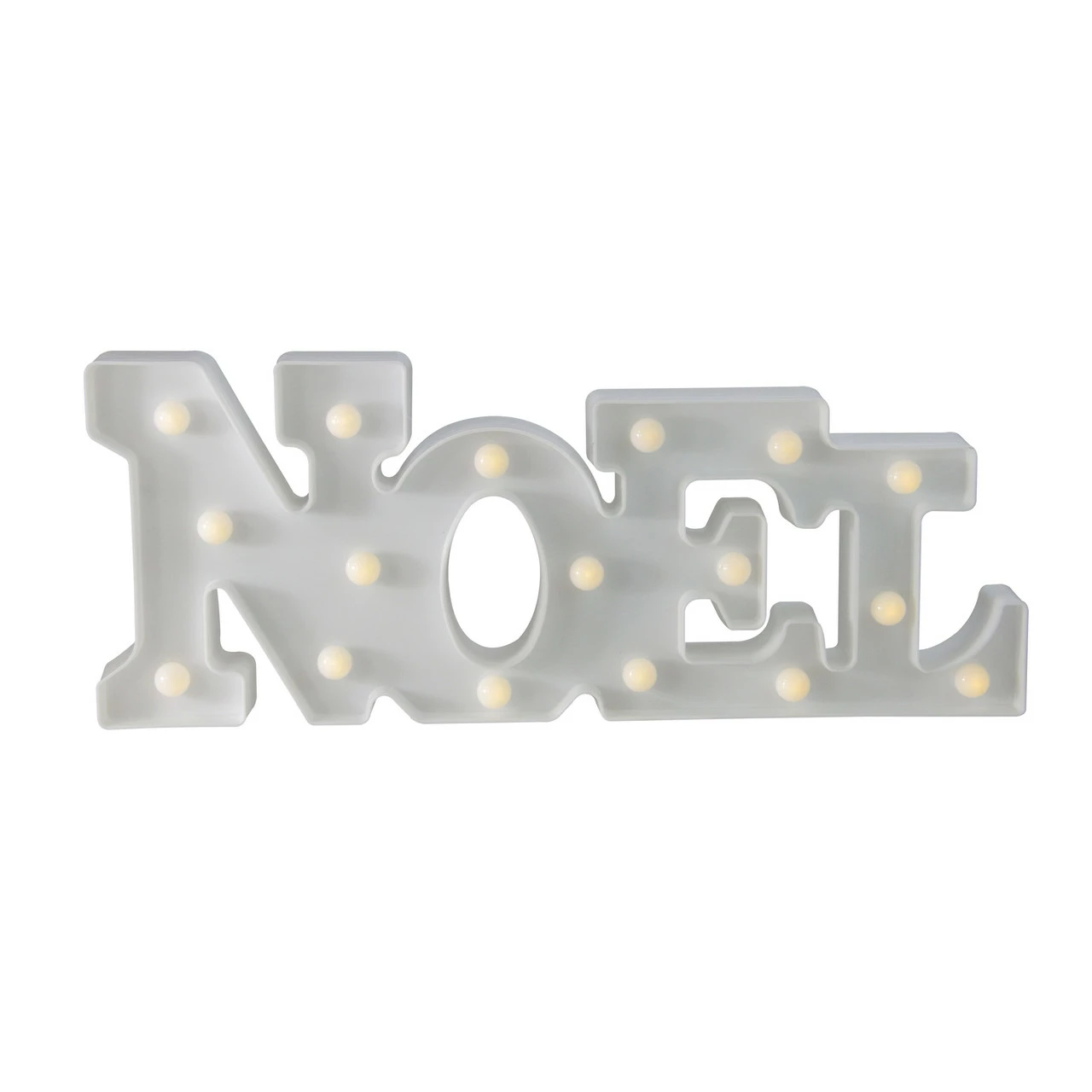 Northlight 17" White 'NOEL' LED Christmas Marquee Wall Sign 1 Northlight 17" White 'NOEL' LED Christmas Marquee Wall Sign