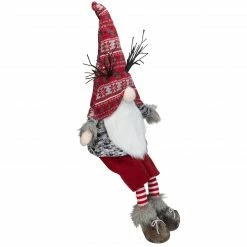 Northlight 30" Red And Gray Fair Isle Sitting Gnome Christmas Figure With LED Antlers 6 Northlight 30" Red And Gray Fair Isle Sitting Gnome Christmas Figure With LED Antlers -Northlight Shop northlight fo26676 3 sample 90626.1606963916